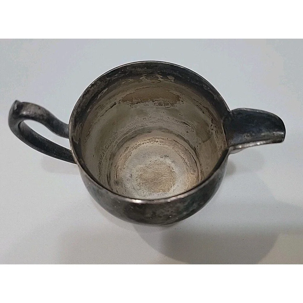 Vintage Gotham Silver on Copper Paul Revere Style Colonial Creamer Pitcher 1920s